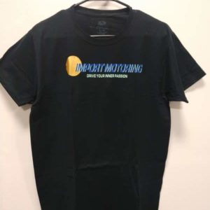 Men Crew Neck Tee-shirt With Company Logo - Black